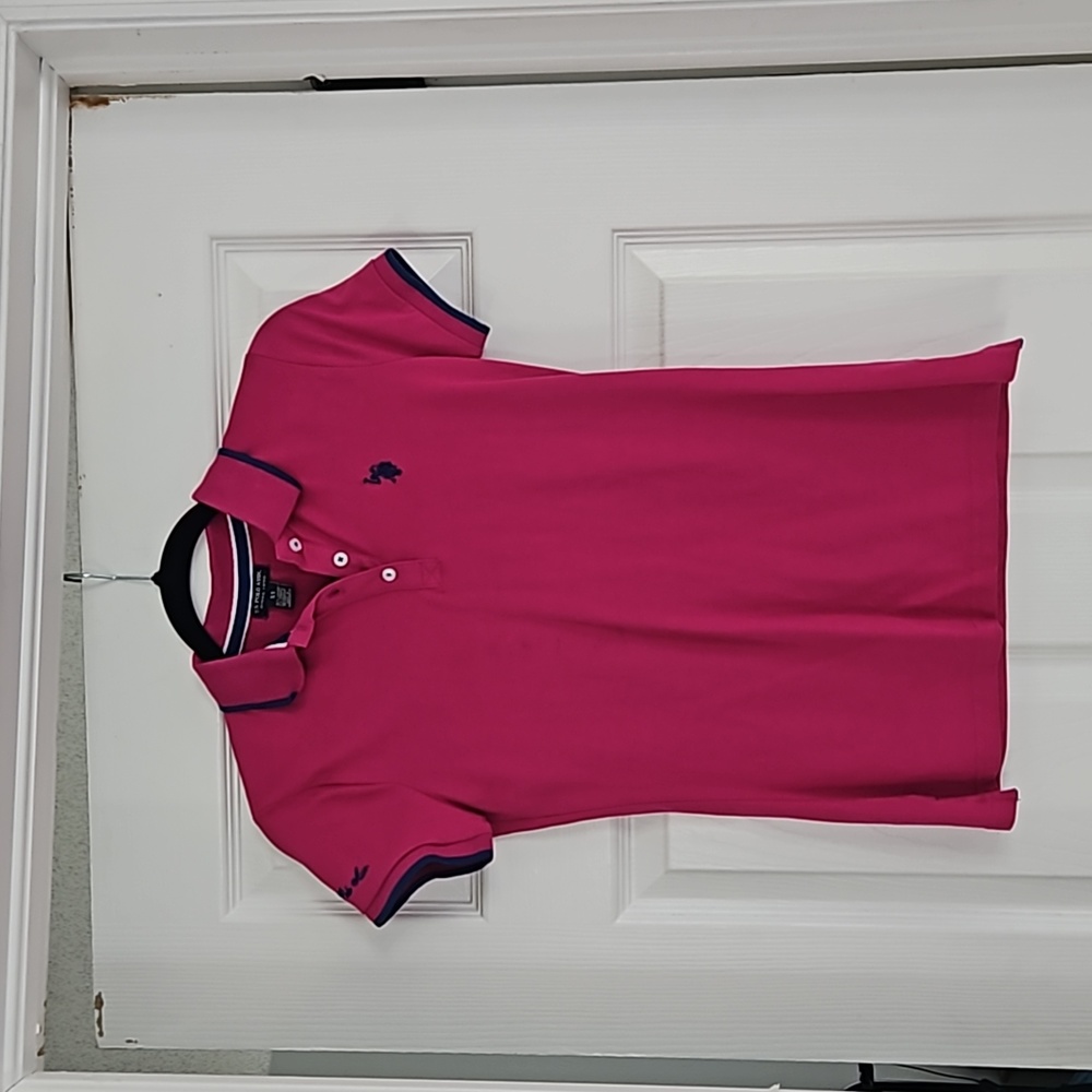 U.S.POLO ASSN. LADIES POLO SHIRT. SIZE XS. COLOR hot pink